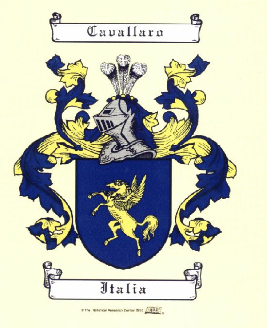 Braso da Famlia Cavallaro - Clique aqui para o INCIO DA SAGA ou clique nos links ao lado para acessar a pgina desejada