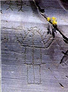 Rock drawing